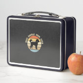 Lunch Box Meilleure maman Doodle Rétro Chien (En situation)