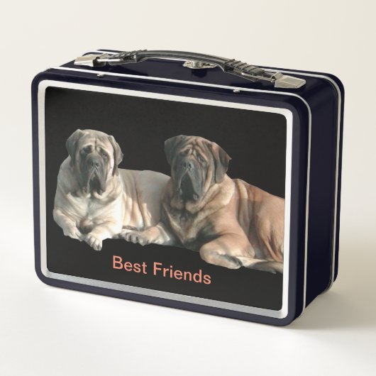 Lunch Box Meilleurs amis des Mastiffs (Dos)