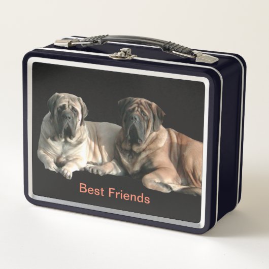 Lunch Box Meilleurs amis des Mastiffs (Devant)