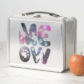 Lunch Box Meow - Cute Cat Silhouettes et Empreintes de patte (En situation)