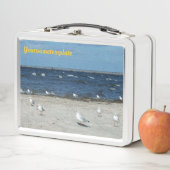 Lunch Box mer, eau, mouette, oiseau, voyage, bleu, ciel, (En situation)