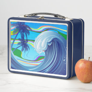 Lunch Box Mer Océan Grande Vague Eau