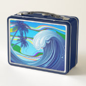 Lunch Box Mer Océan Grande Vague Eau (Dos)