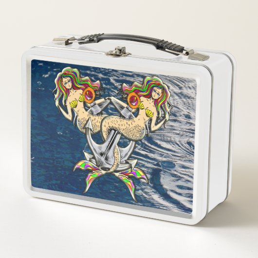 Lunch Box Mermaids - Design nautique pour les amoureux des o (Devant)
