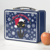 Lunch Box Merry Christmas Kitty Cat (En situation)