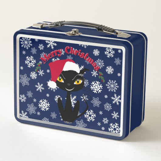 Lunch Box Merry Christmas Kitty Cat (Devant)