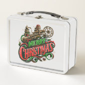 Lunch Box Merry Christmas steampunk (Devant)