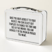 Lunch Box Merveilleux Zodiac-Rooster Chinois#001- (Dos)