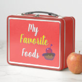 Lunch Box Mes Aliments Préférés Rouges (En situation)