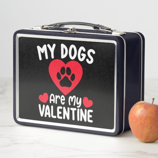 Lunch Box Mes Chiens Sont Mes Valentin Amoureux Des Animaux (En situation)