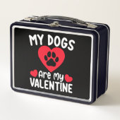 Lunch Box Mes Chiens Sont Mes Valentin Amoureux Des Animaux (Devant)