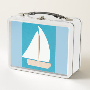 Lunch Box met Sailboat Design