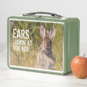 Lunch Box Mignonne et Curieux lapin de coton oriental (En situation)