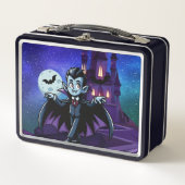 Lunch Box Mignonne, whimsical Halloween vampire (Devant)
