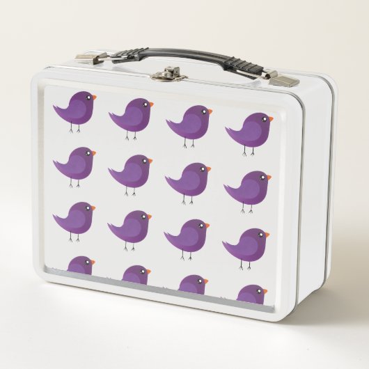 Lunch Box Mignons oiseaux pour enfants (Devant)