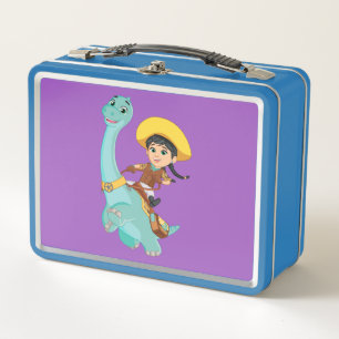 Lunch Box Min & Clover Joyeux Cowgirl & Brontosaurus Ride