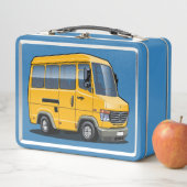 Lunch Box Mini bus caricature (En situation)