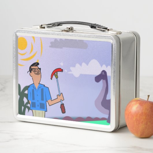 Lunch Box Mini-golf MCM rétro (En situation)