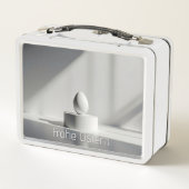 Lunch Box Minimalistisches Osterei auf modernem Podest (Dos)