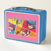 Lunch Box Miraculeux Chaque fille est un super héros (Dos)