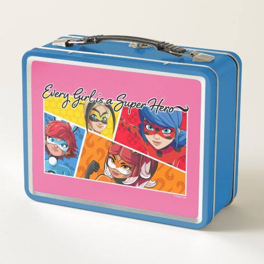 Lunch Box Miraculeux Chaque fille est un super héros (Dos)