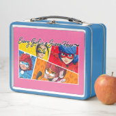 Lunch Box Miraculeux Chaque fille est un super héros (En situation)