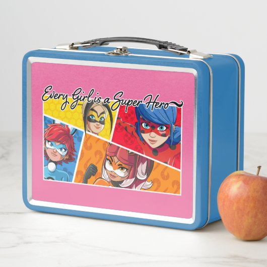 Lunch Box Miraculeux Chaque fille est un super héros (En situation)