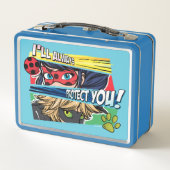 Lunch Box Miraculous Ladybug & Cat Noir toujours vous protég (Dos)