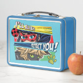 Lunch Box Miraculous Ladybug & Cat Noir toujours vous protég (En situation)