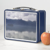 Lunch Box Misty Alaskan Sea dans les tons bleu (En situation)