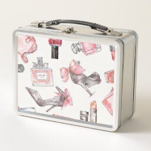 Lunch Box Mode chic d'aquarelle des accents