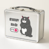 Lunch Box Mode grumeux sur drôle de gros chat  (Devant)