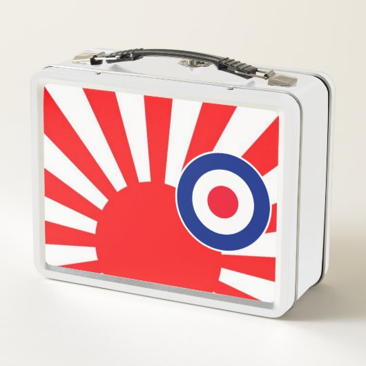 Lunch Box Modèle de Sunburst de Roundel cible MOD (Dos)