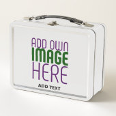 LUNCH BOX MODELE DE TEXTE D'IMAGE BLANC SIMPLE ÉDITABLE MODE (Devant)