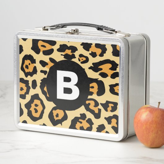 Lunch Box Modern Cheetah Spots Pattern (En situation)
