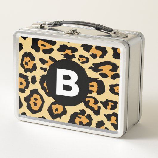 Lunch Box Modern Cheetah Spots Pattern (Devant)
