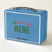 LUNCH BOX MODERNE ET MODERNE CLAIR BLEU VÉRIFIÉ MARQUE (Dos)