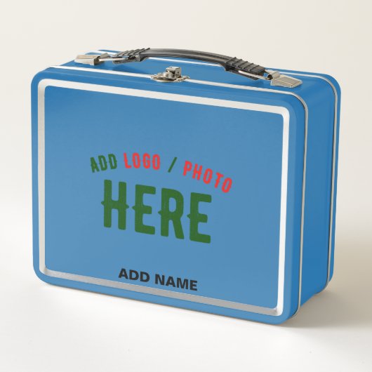 LUNCH BOX MODERNE ET MODERNE CLAIR BLEU VÉRIFIÉ MARQUE (Devant)