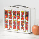Lunch Box Mog Mog Tiki Guerrier Boîte à lunch (En situation)