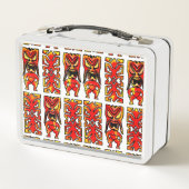 Lunch Box Mog Mog Tiki Guerrier Boîte à lunch (Dos)