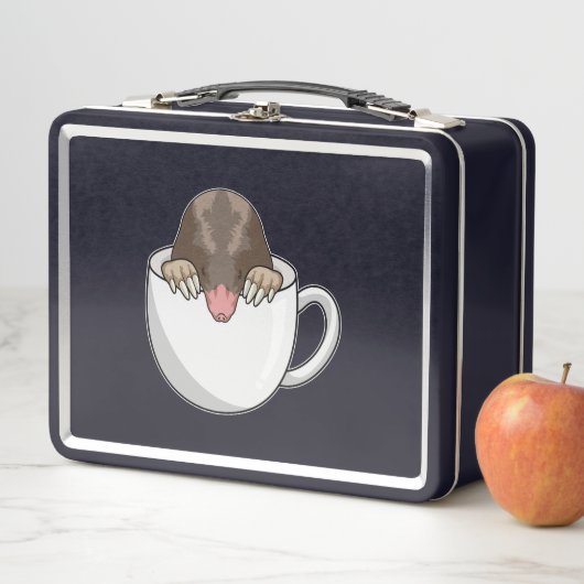 Lunch Box Mole avec la coupe de café (En situation)