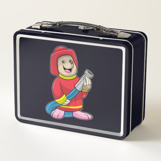 Lunch Box Mole comme pompier avec tuyau (Dos)