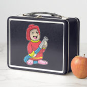 Lunch Box Mole comme pompier avec tuyau (En situation)