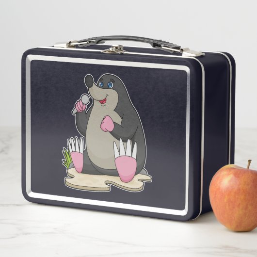Lunch Box Mole en chanteur avec microphone (En situation)