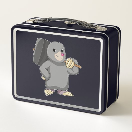 Lunch Box Mole en Handyman avec Hammer (Dos)