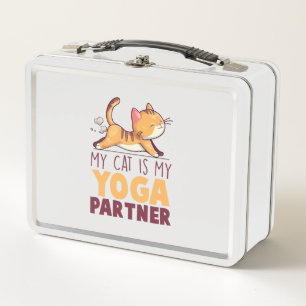 Lunch Box Mon Chat Est Mon Partenaire De Yoga