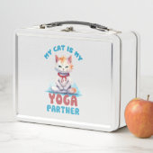 Lunch Box Mon Chat Est Mon Partenaire De Yoga - Adorable Méd (En situation)