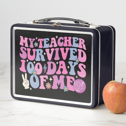 Lunch Box Mon professeur a survécu 100 jours de moi disco gr (En situation)