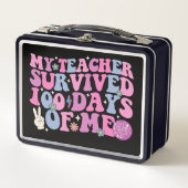 Lunch Box Mon professeur a survécu 100 jours de moi disco gr (Devant)