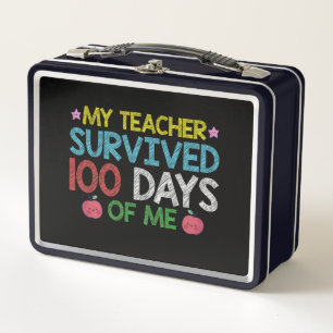 Lunch Box Mon professeur a survécu au 100ème jour de mon éco